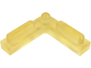 Tampon en caoutchouc jaune (recommandé pour le bois moyen)